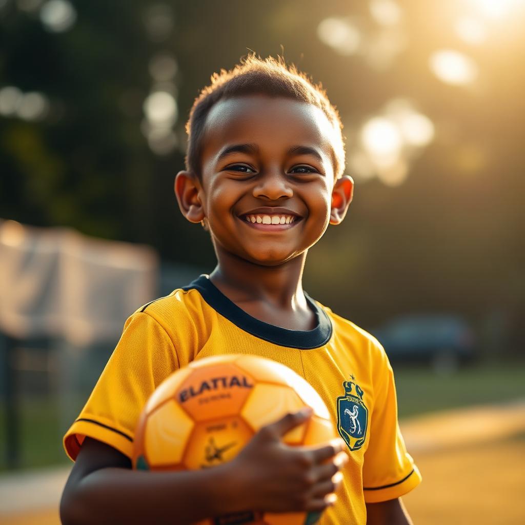 Criança com bola